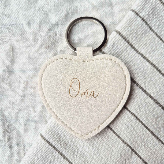 sleutelhanger beige oma