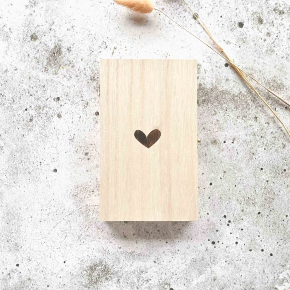 houten aankondigingskistje je wordt oma