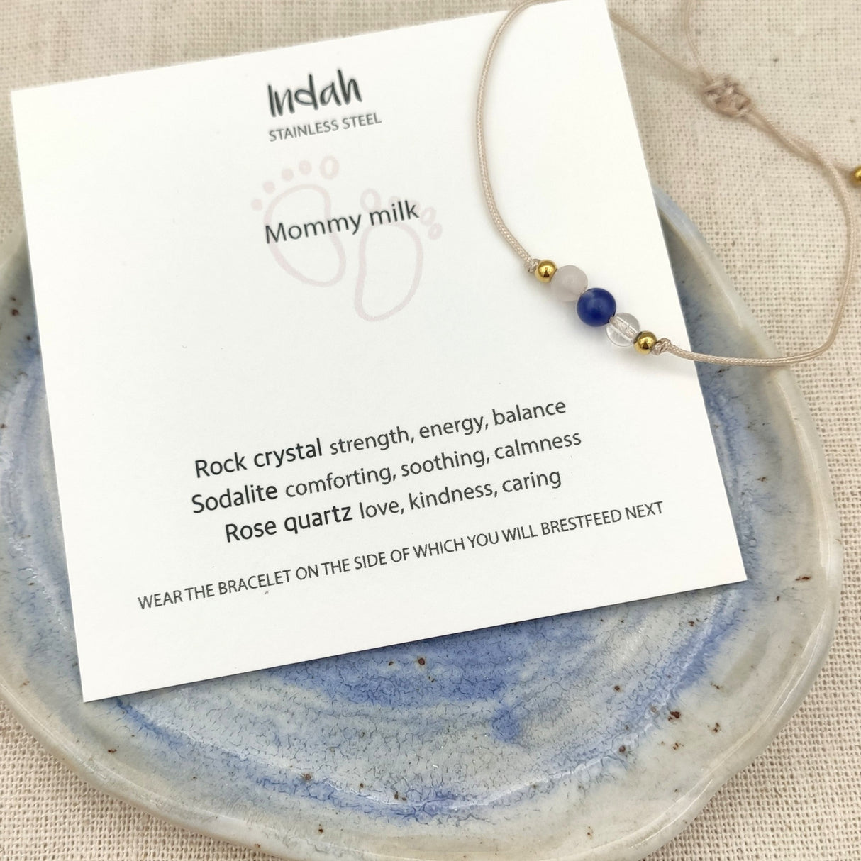 Armband • Mommy Milk • Borstvoedingsarmband