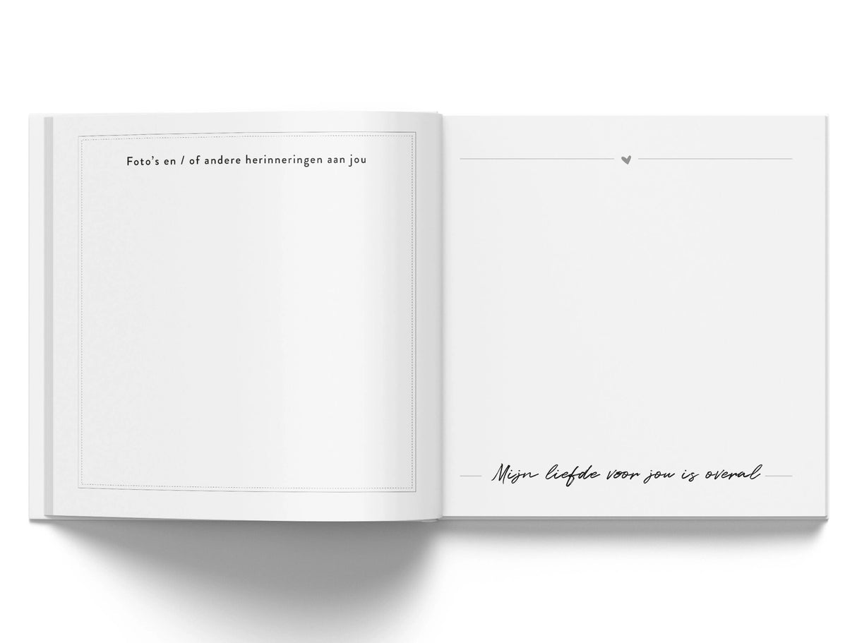 Invulboek • Ik  Mis Je Zo • Blauwgrijs