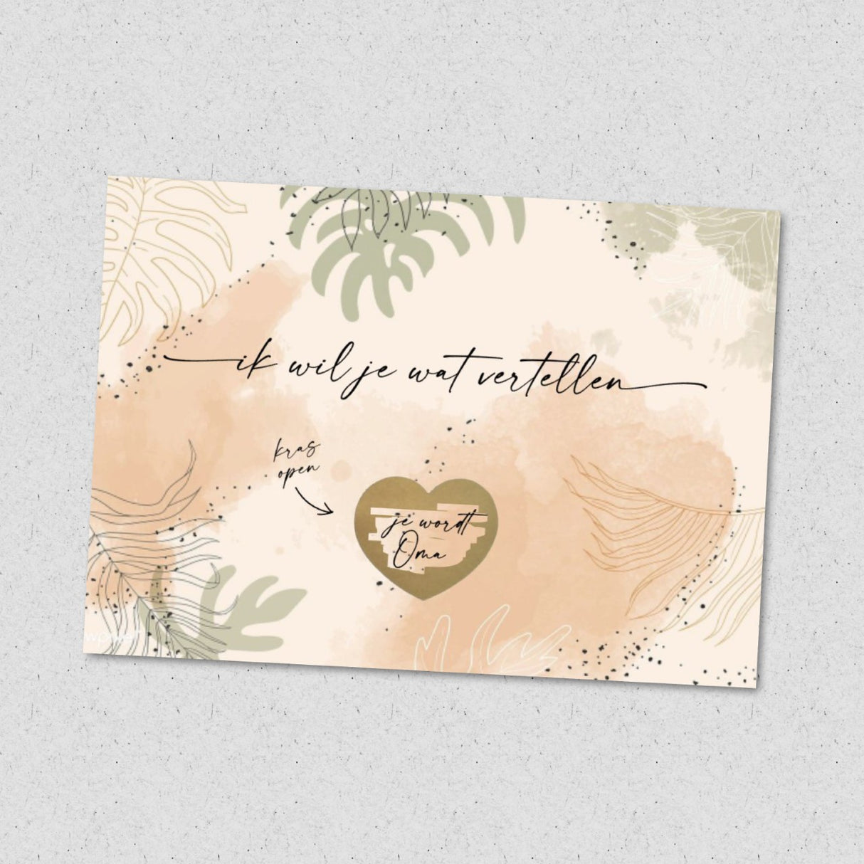 Kraskaart • Je Wordt Oma