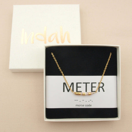 meter ketting halsetting morse code