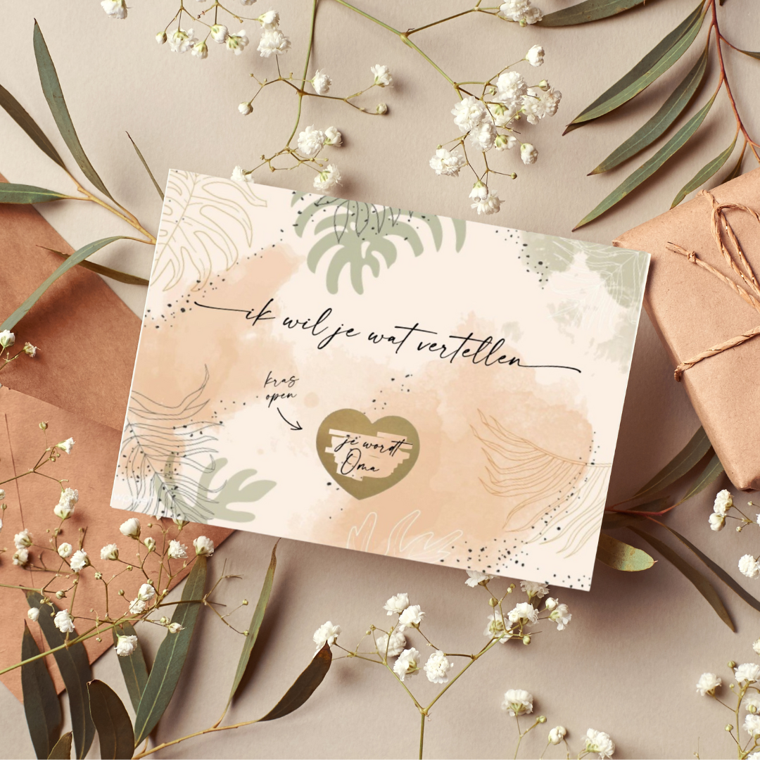 Kraskaart • Je Wordt Oma