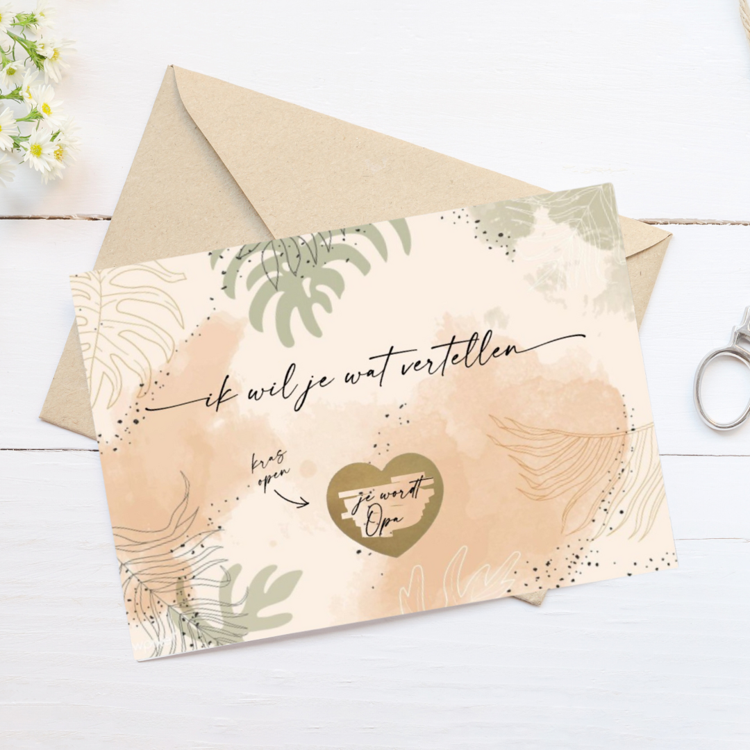 Kraskaart • Je Wordt Opa