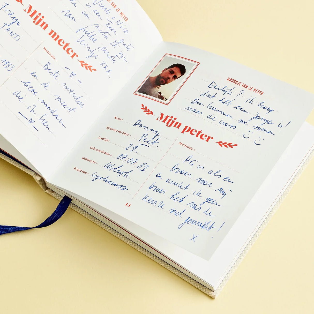 9 maanden invulboek stratier dieter coppens in de buik van mama beige