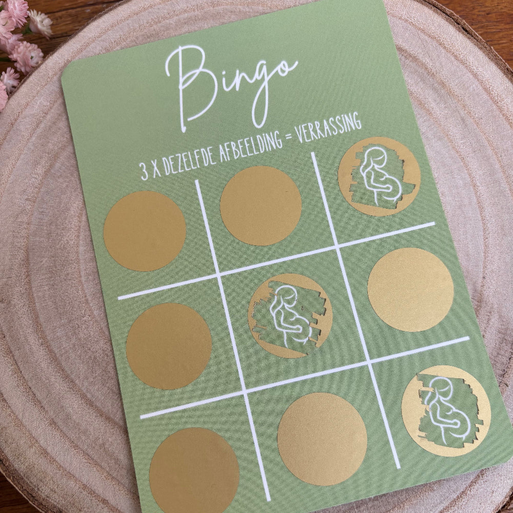 Bingo Kraskaart • Wij Zijn Zwanger