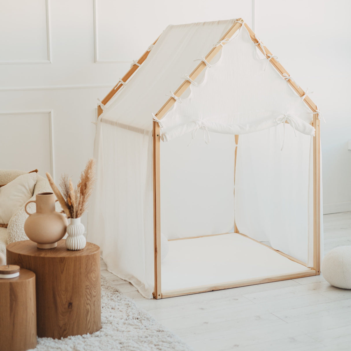 speeltent speelhuis wit white moje