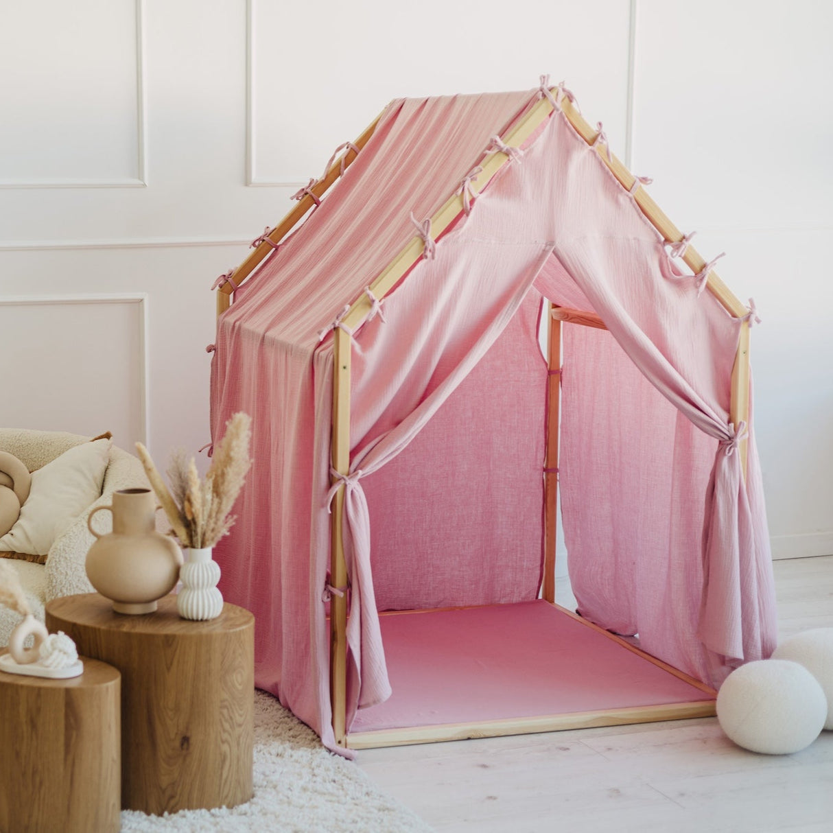 speeltent speelhuis pink roze