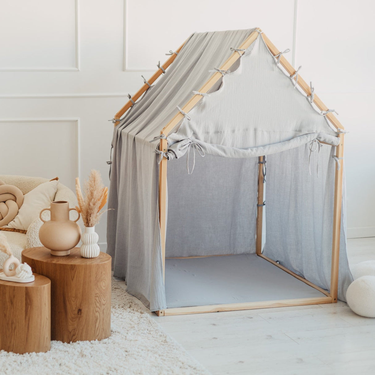 speeltent speelhuis blauw blue moje