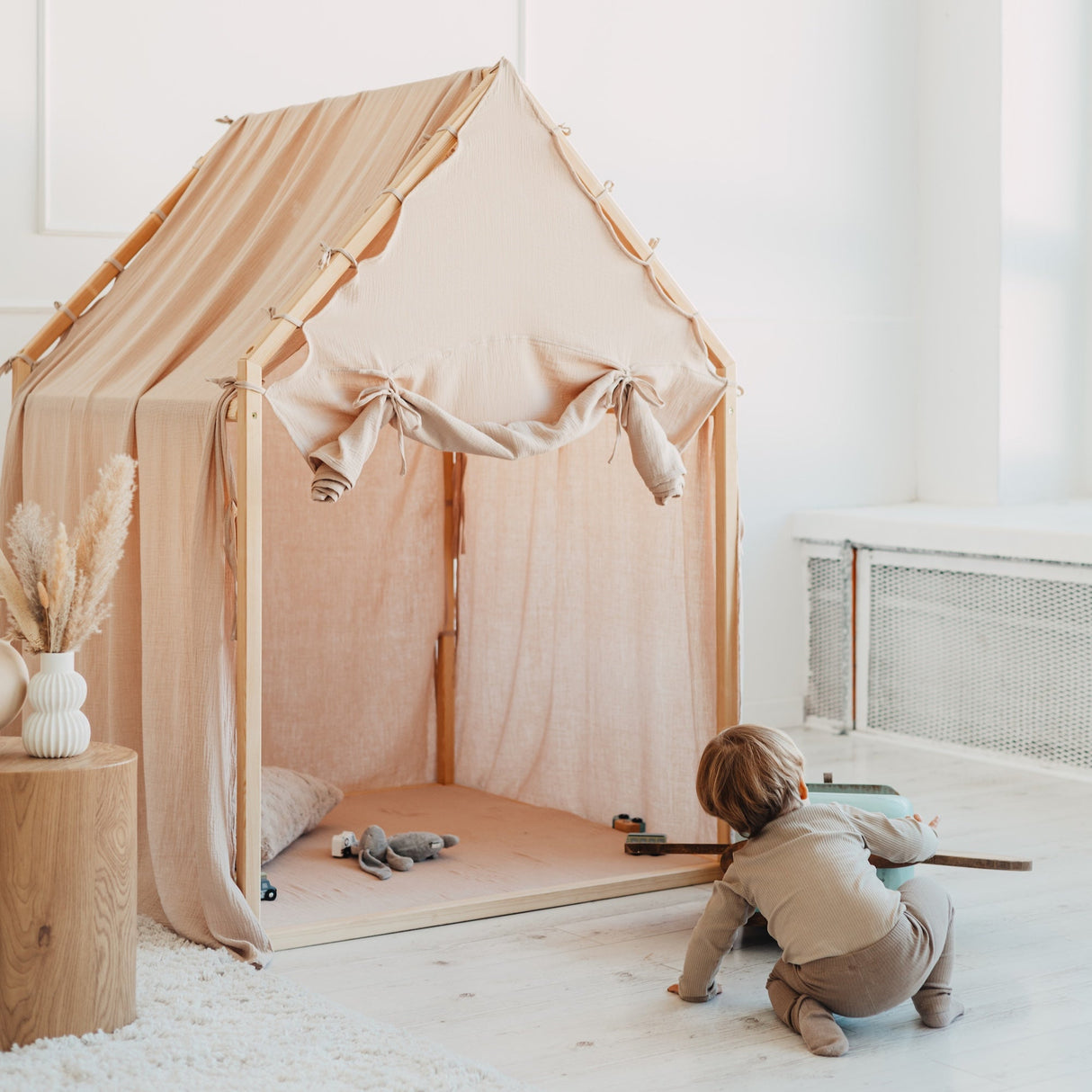 speeltent speelhuis beige moje