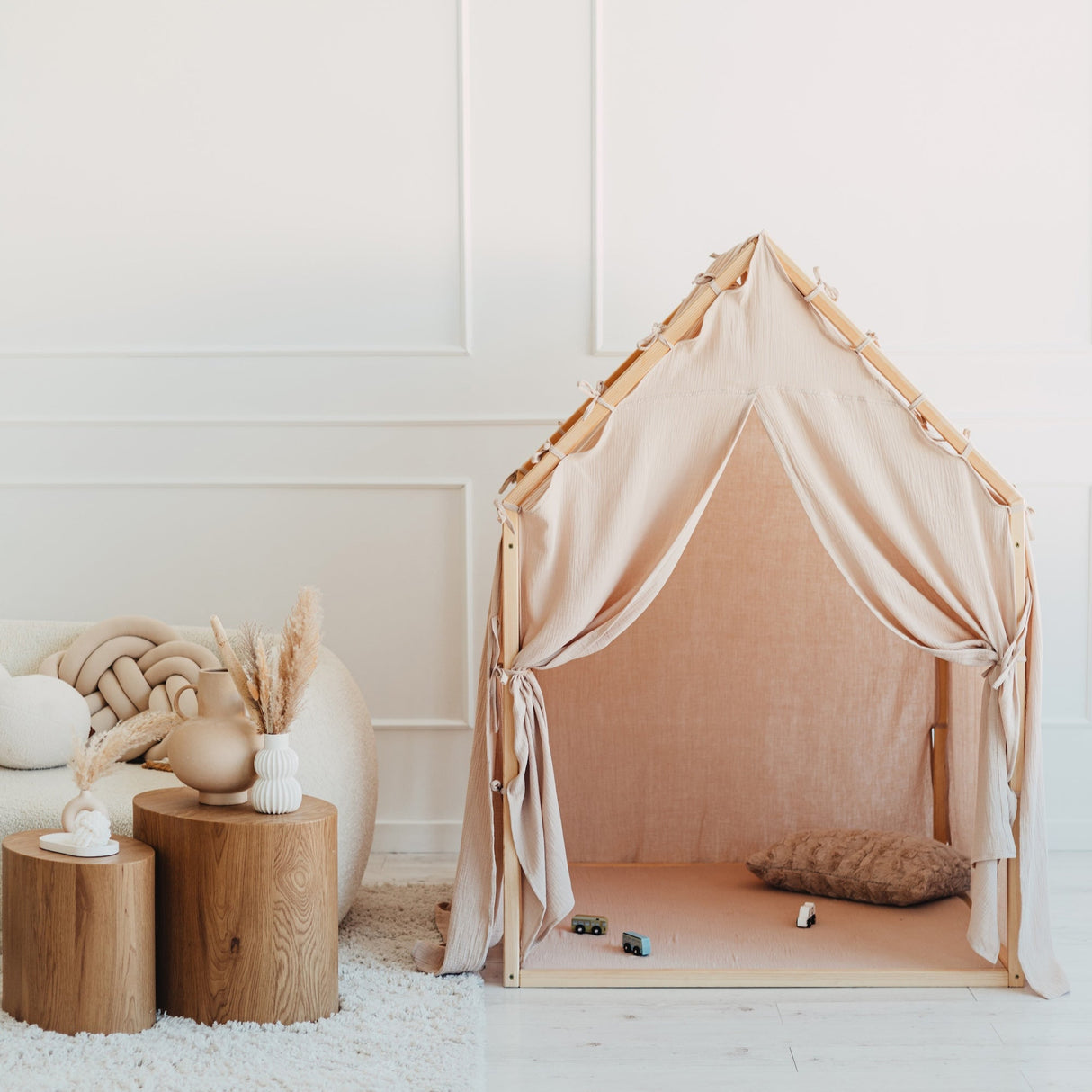 speelhuis speeltent beige moje