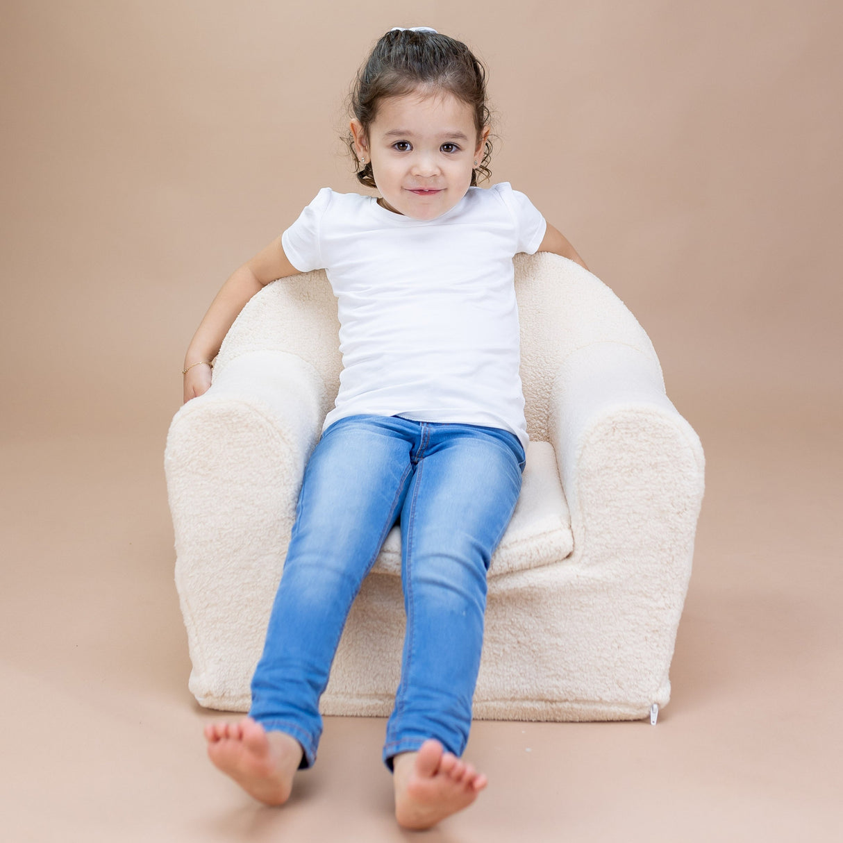 Kinderfauteuil Met Naam • Teddy • Beige