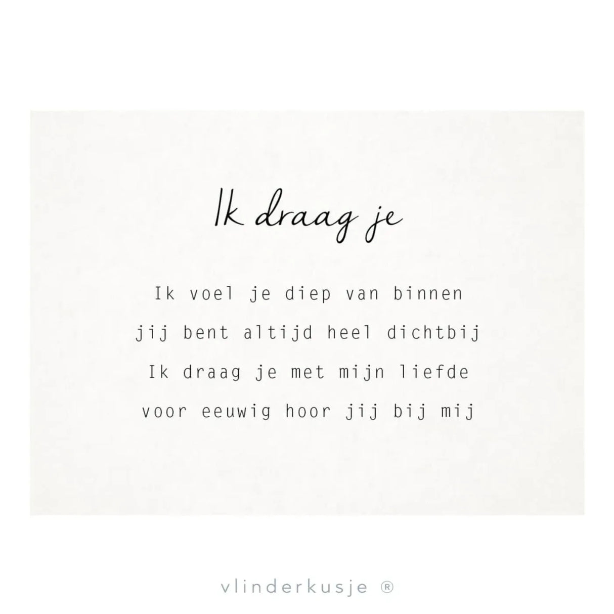 Gedichtendoosje Vol Troost