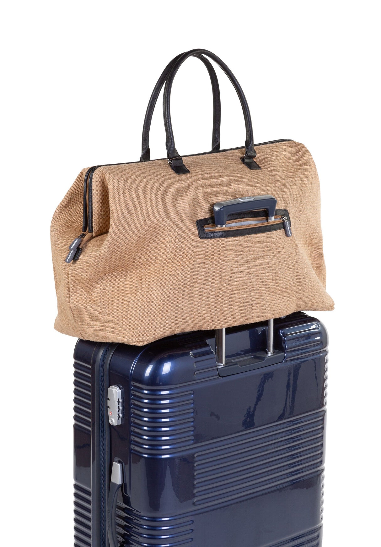 Mommy Bag ® Verzorgingstas • Raffia Look