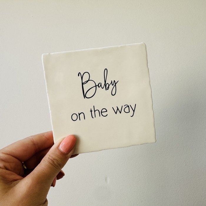 Tegeltje • Baby On The Way