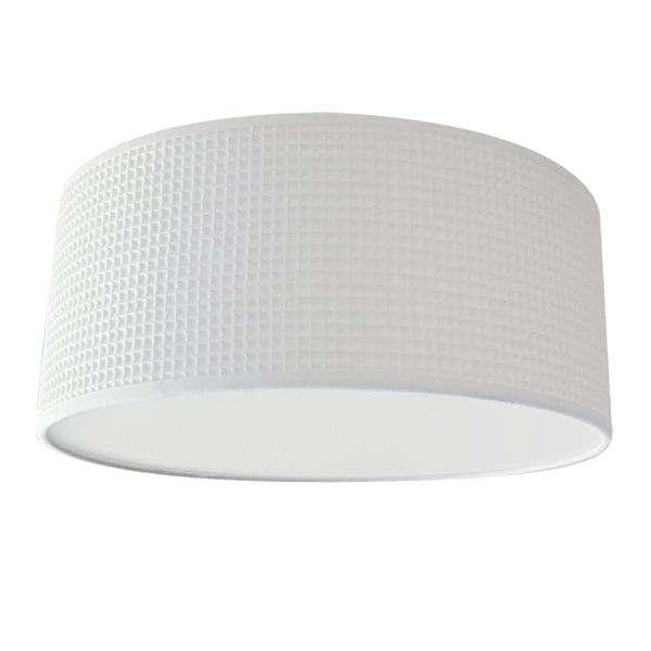 Plafondlamp wafelstof | wit - HelloBaby.be