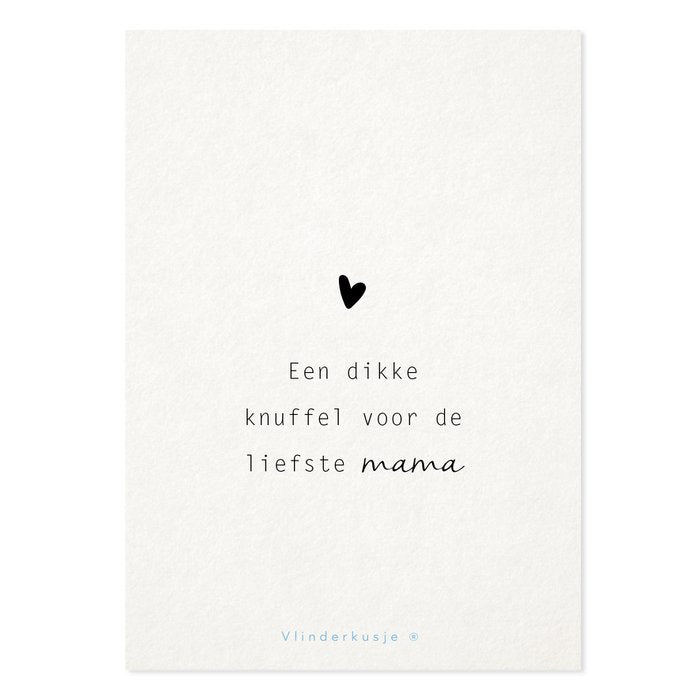 Ansichtkaart • Liefste Mama