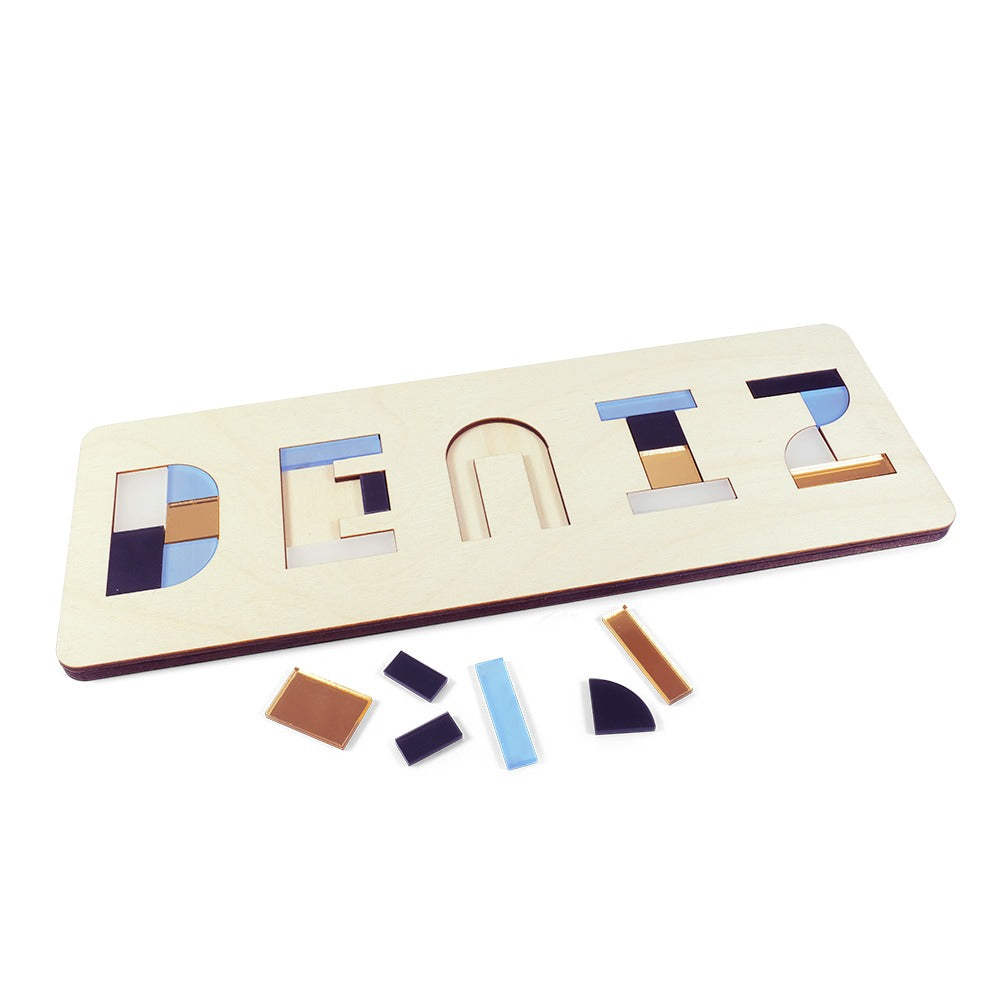 Naampuzzel • Blueberry Gold - HelloBaby.be