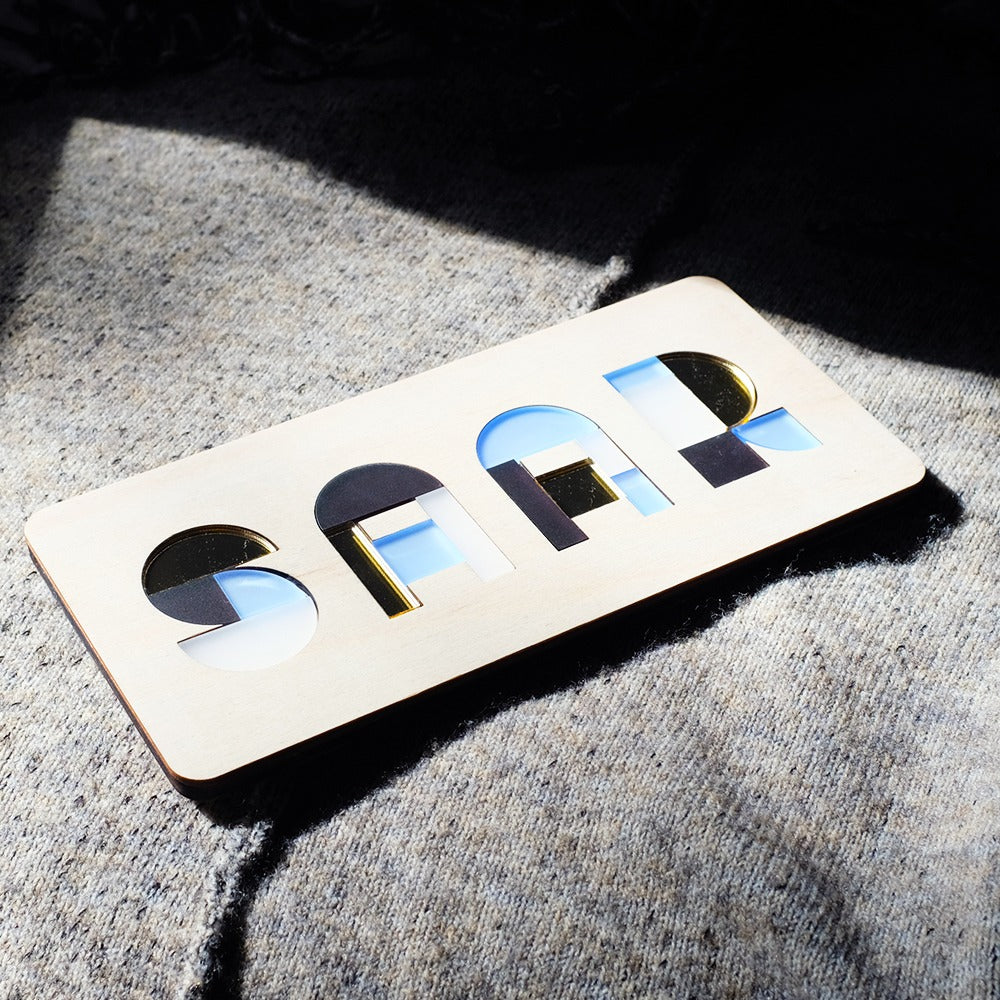 Naampuzzel • Blueberry Gold - HelloBaby.be