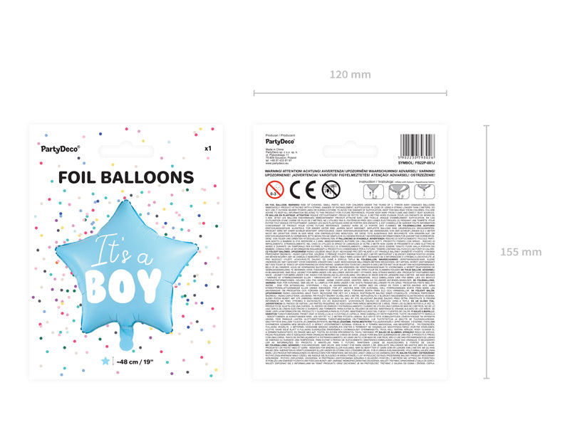 Folieballon • It's A Boy - Helloboy