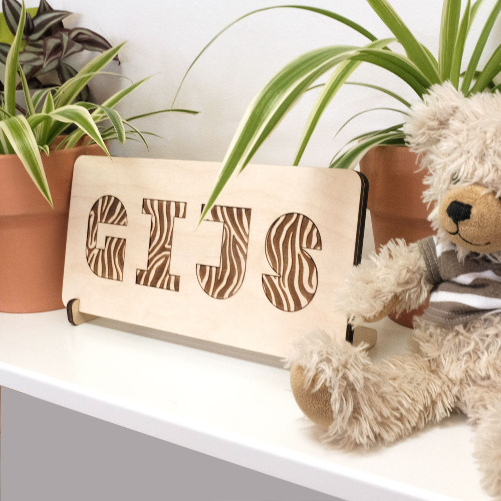 Jungle naampuzzel - HelloBaby.be