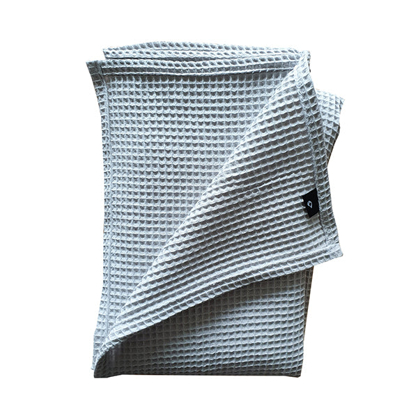 Ledikant Deken Wafelstof • Grijs