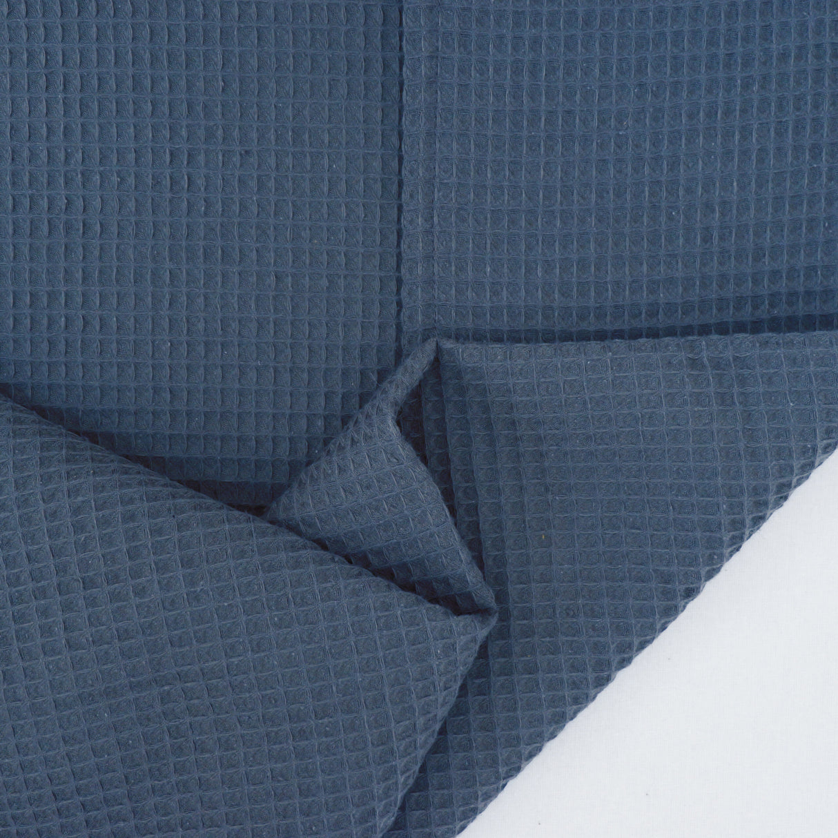 Ledikant Deken Wafelstof Babykamer • Basic Donker Oud Blauw - HelloBaby.be