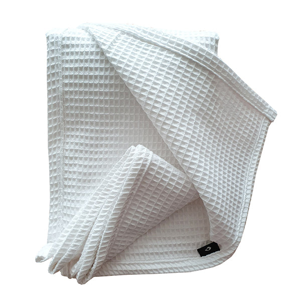 Ledikant deken wafelstof Babykamer | Basic wit - HelloBaby.be