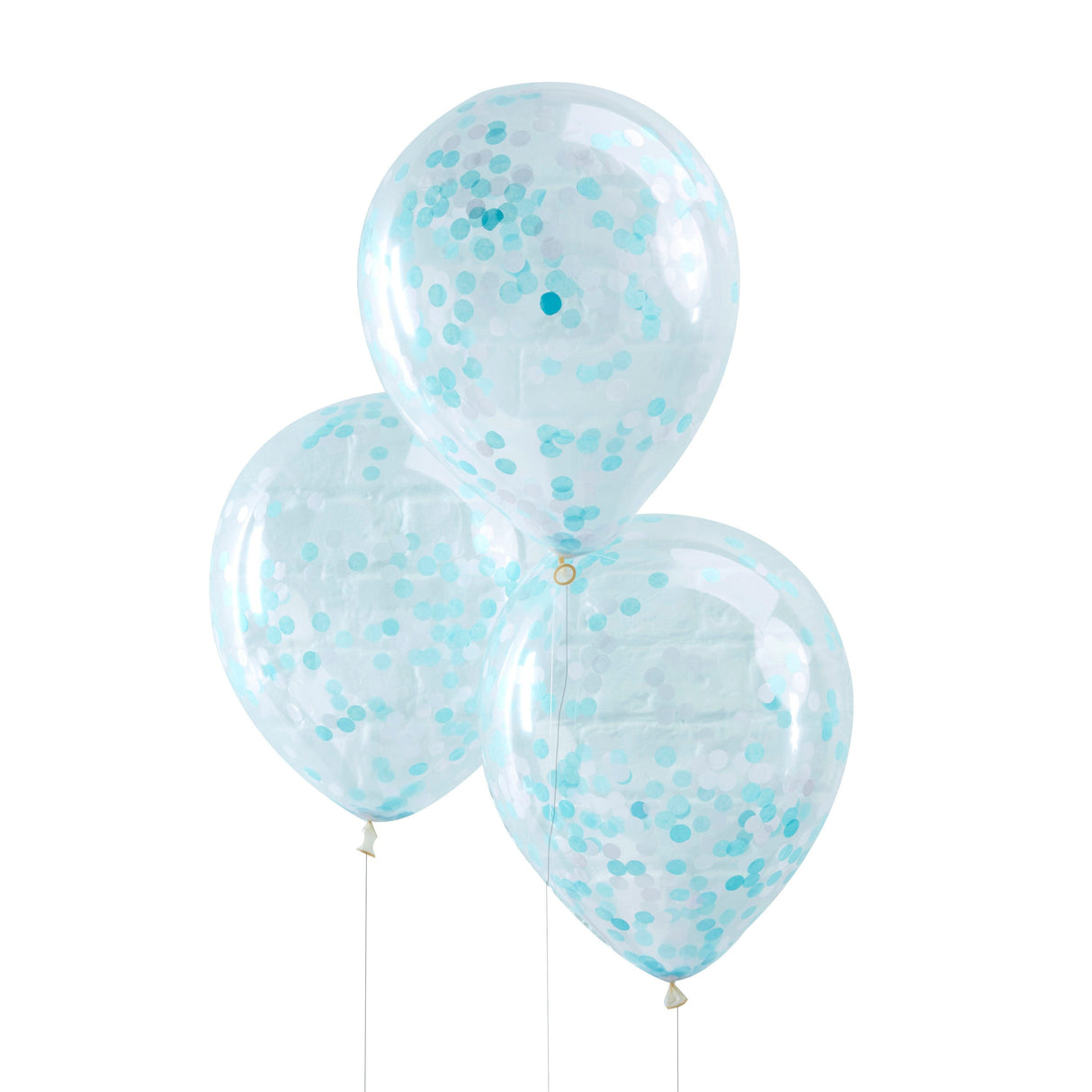 Ballon • Confetti Blue (5 stuks) - Helloboy