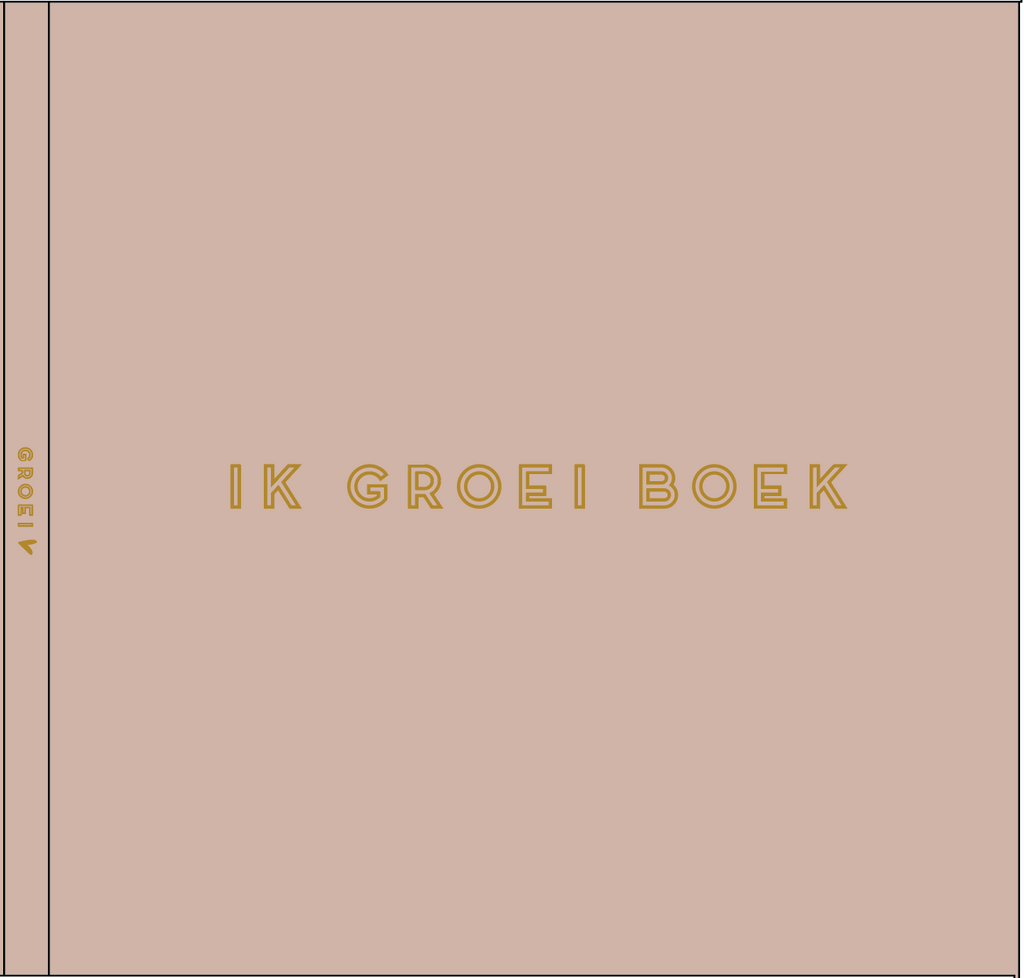 Invulboek Linnen • Ik Groei Boek - HelloBaby.be