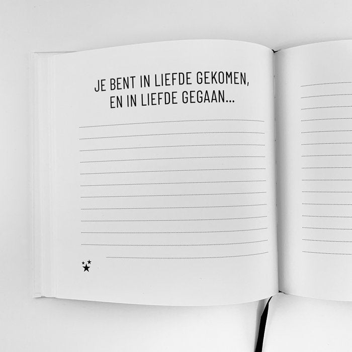 Invulboek • Dag Kleine Ster (sterrenkindje)