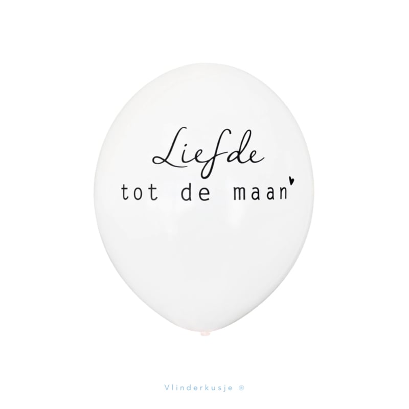 troost ballon liefde tot de maan