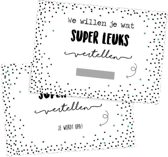 Kraskaart | Je wordt opa - HelloBaby.be
