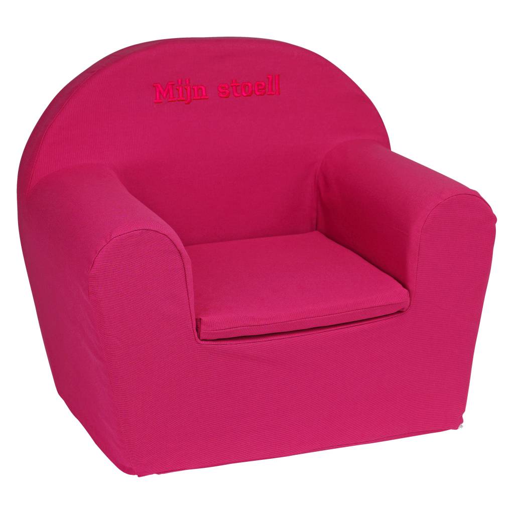 Kinderfauteuil met naam | Fuchsia - HelloBaby.be