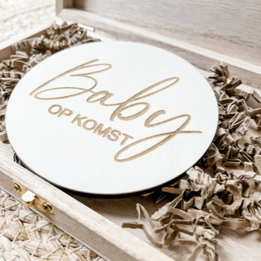 Houten Kistje • Baby Op Komst