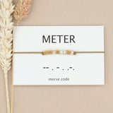 armband morse code meter