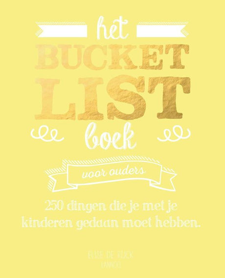 Bucketlist Boek • Voor Ouders