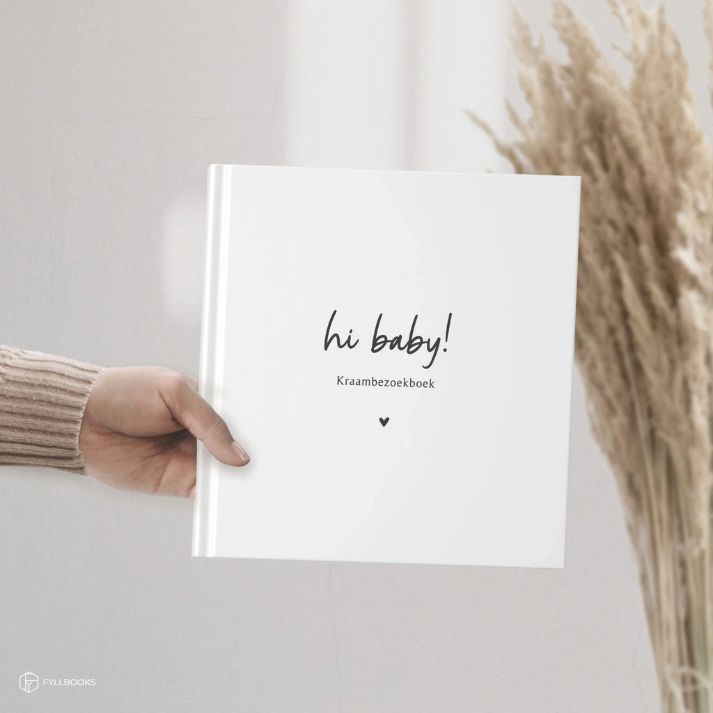 Invulboek Hi Baby •  Kraambezoekboek