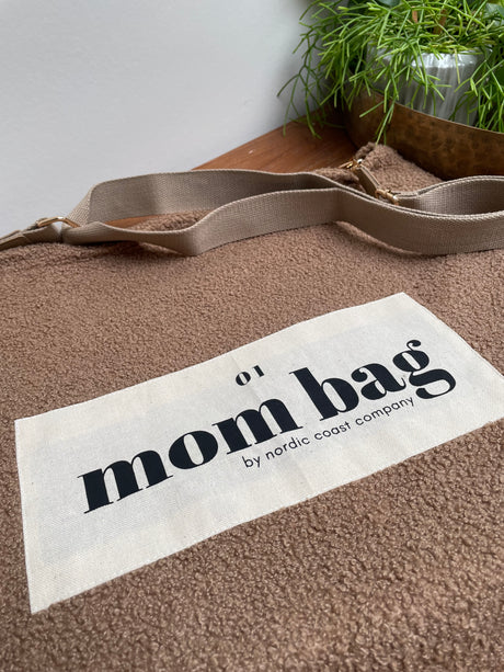 Mom Bag Teddy Bouclé • Beige