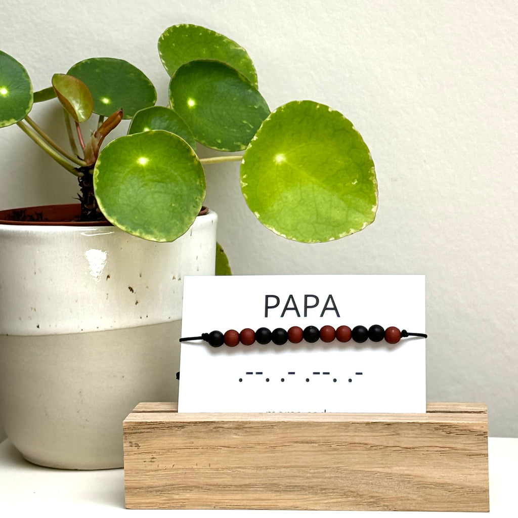 Papa Armband • Morse Code