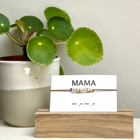 Mama Armband • Morse Code