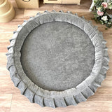 Speelmat Rond • Soft Velvet • Grey