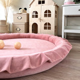 Speelmat Rond • Soft Velvet • Pink