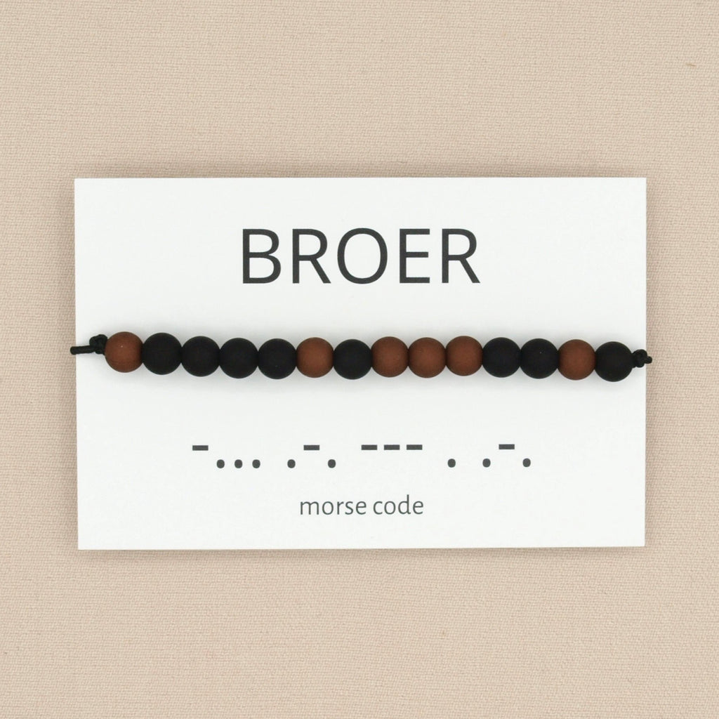 Broer Armband • Morse Code