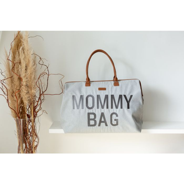 Mommy Bag ® Verzorgingstas • Canvas • Grijs