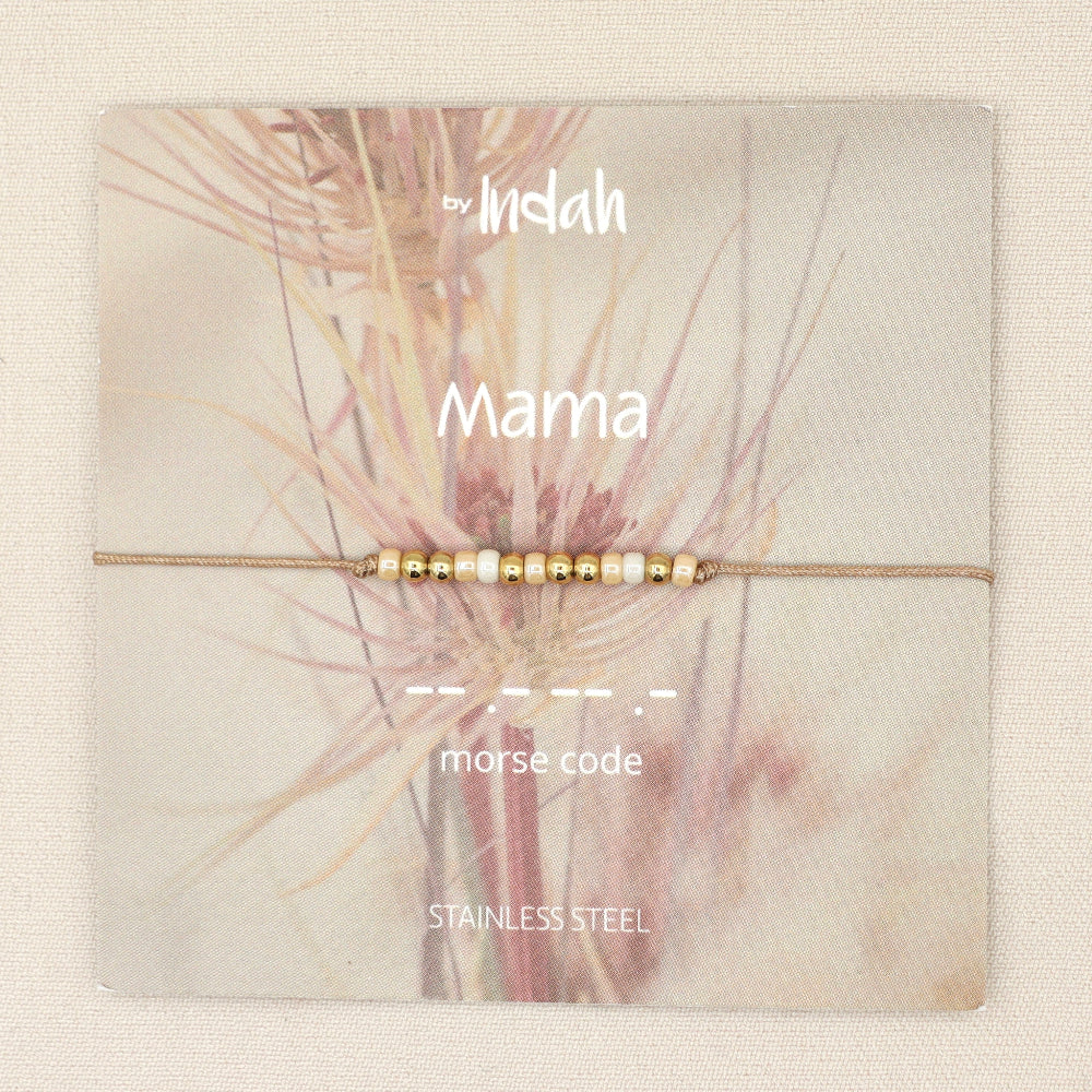 Mama Armband • Morse Code • Kleur