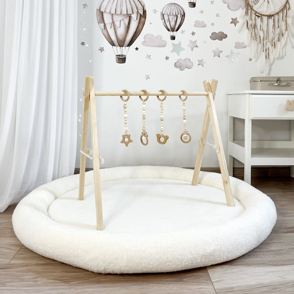 Speelmat Rond • Teddy • White