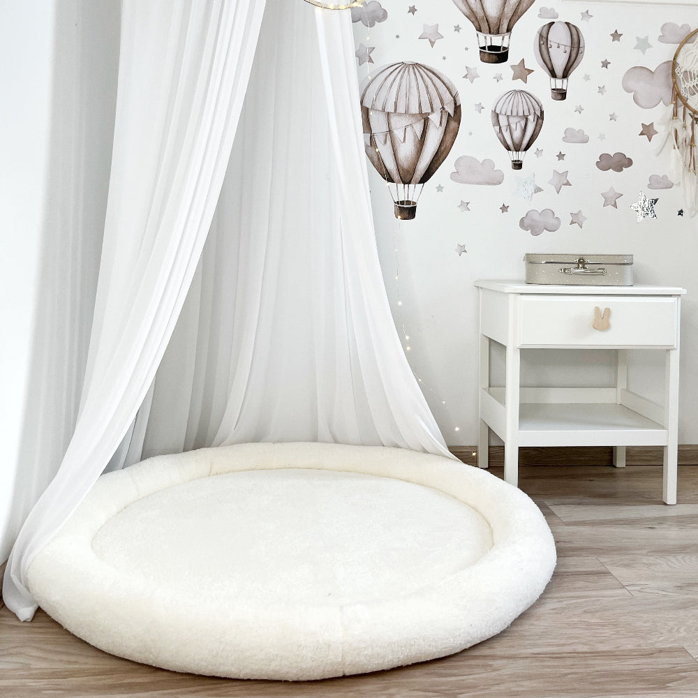 Speelmat Rond • Teddy • White