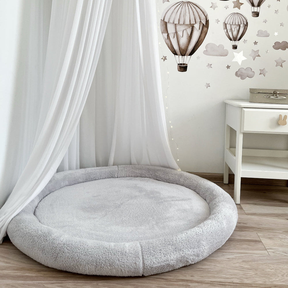 Speelmat Rond • Teddy • Grey