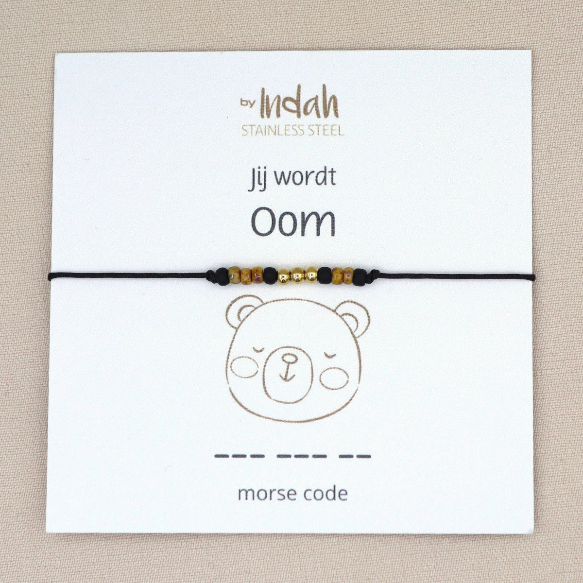 armband oom morse code